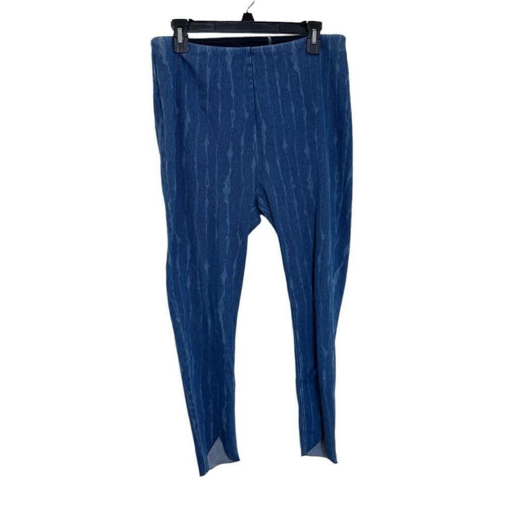 Women's Lysse Blue Stretch Denim Leggings Size 14